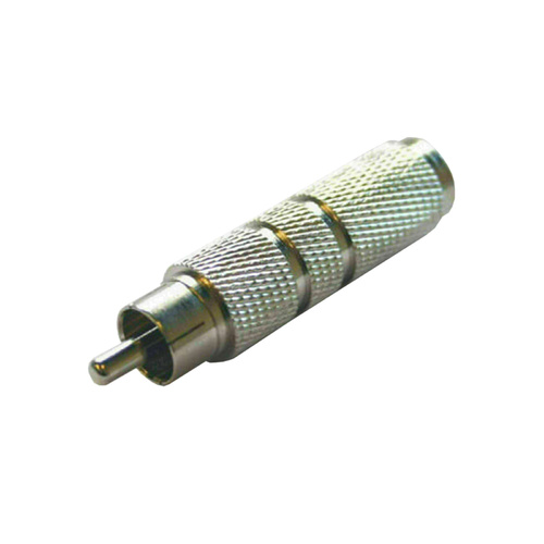 RCA Male to 6.35mm Jack Socket Adaptor