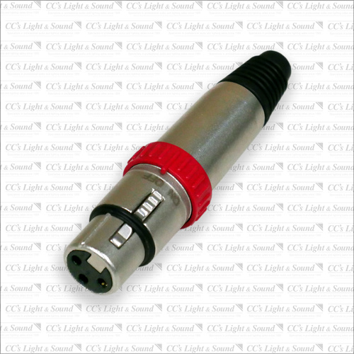 Neutrik Female 3-pin XLR Connector with On/Off Switch