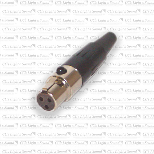 TA3F TQG 3-pin Mini XLR Female​ Line Connector