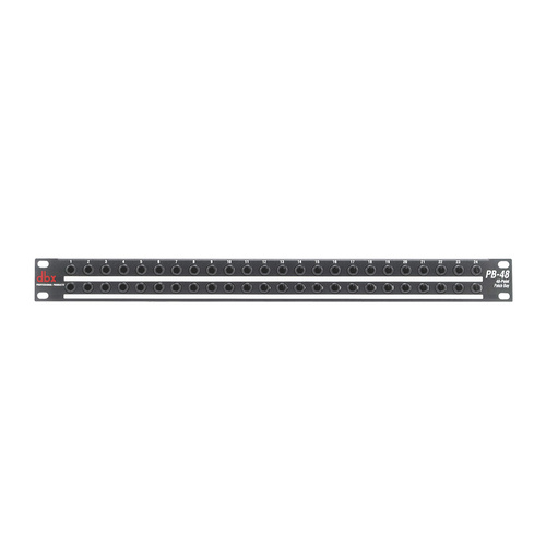 dbx 48-Point TRS Patch Bay 1U Rack Mount