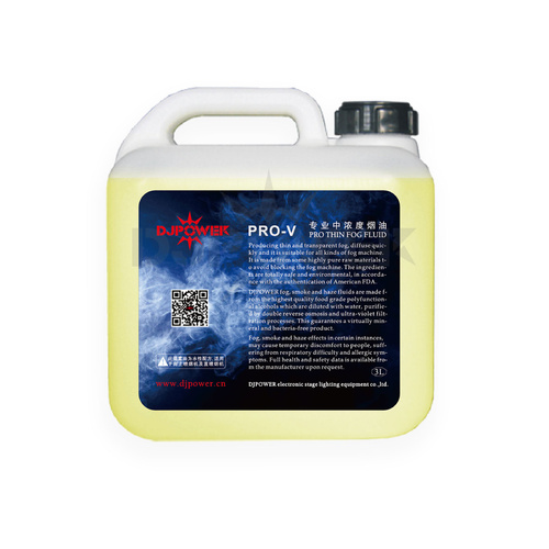 DJPower Pro-V Pro Thin Fog Fluid 3-litre