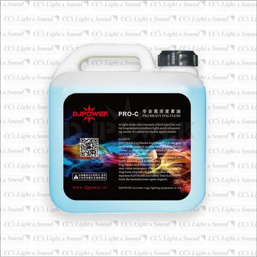DJ Power Pro-C Pro Heavy Fog, Haze Fluid 3-litre