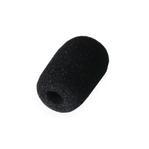 BravoPro Black Foam Windsock for 6mm Lavelier or Headworn Microphone