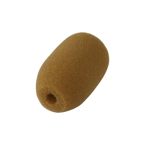 BravoPro Tan Foam Windsock for 6mm Lavalier or Headworn Microphone