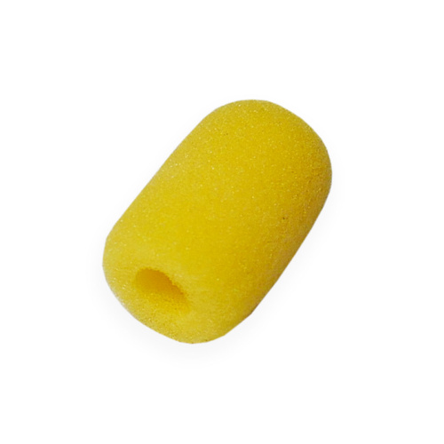 BravoPro Beige Foam Windsock for 6mm Lavalier or Headworn Microphone