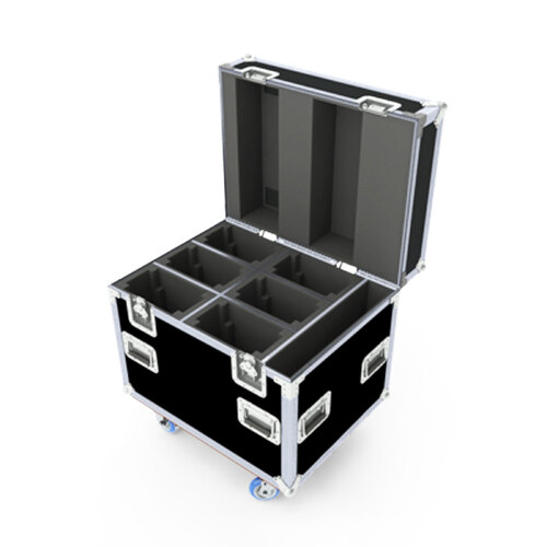 Encore MH020 6 Unit  Martin Rush MH2 Road Case with Castors - Black