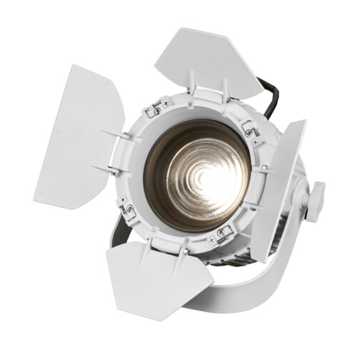 Event Lighting F2X48W 96W LED Variable Colour Temperature Fresnel with Barndoor - White
