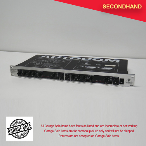 Behringer MDX1200 Autocom 2ch Compressor Both Channels Working - 4x Faulty Switches [do not Illuminate]  (garage item)