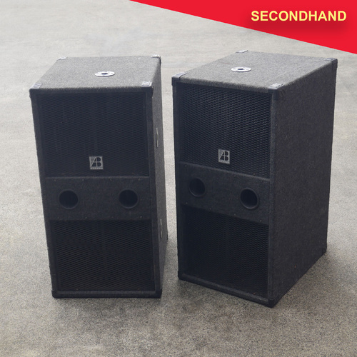 Pair-of Empty Abbey Sound W Bins with Trolley Wheels suit 18" Speaker (Garage Item)