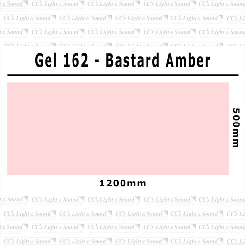 Clear Color 162 Filter Sheet - Bastard Amber