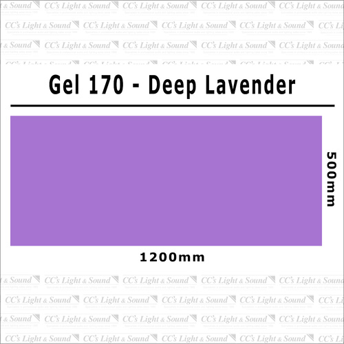 Clear Color 170 Filter Sheet - Deep Lavender