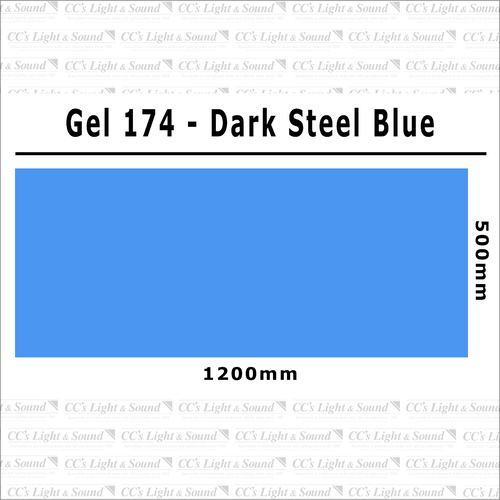Clear Color 174 Filter Sheet - Dark Steel Blue