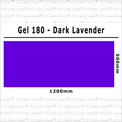 Clear Color 180 Filter Sheet - Dark Lavender