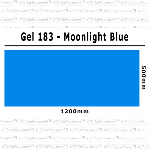 Clear Color 183 Filter Sheet - Moonlight Blue
