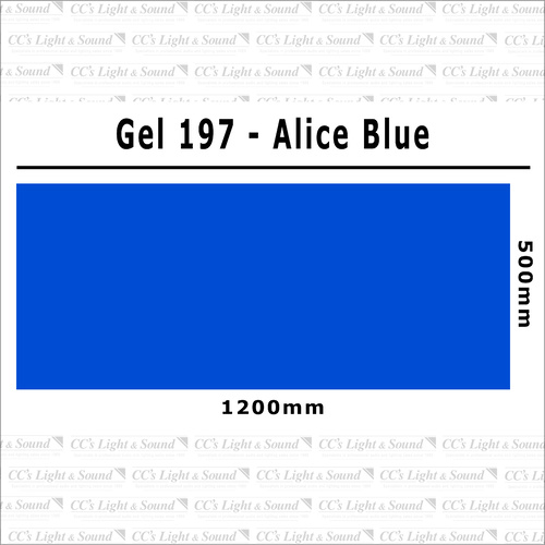 Clear Color 197 Filter Sheet - Alice Blue