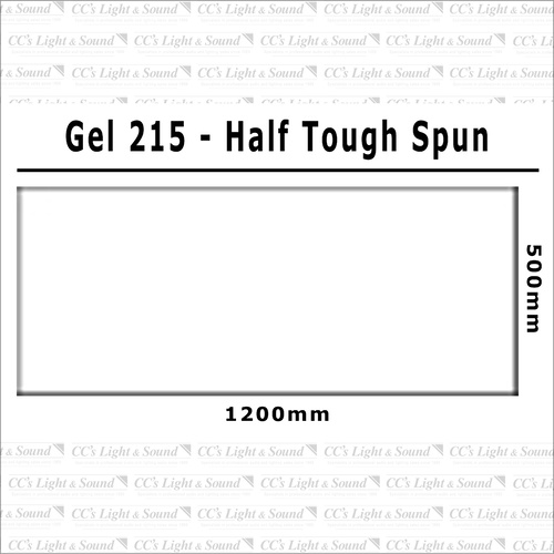 Clear Color 215 Filter Sheet - Tough Half Spun