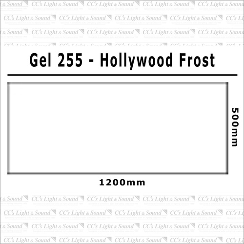 Clear Color 255 Filter Sheet - Hollywood Frost