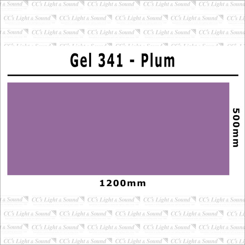 Clear Color 341 Filter Sheet - Plum