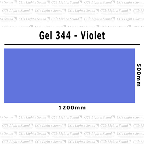 Clear Color 344 Filter Sheet - Violet