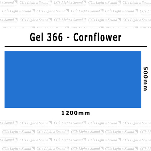 Clear Color 366 Filter Sheet - Cornflower