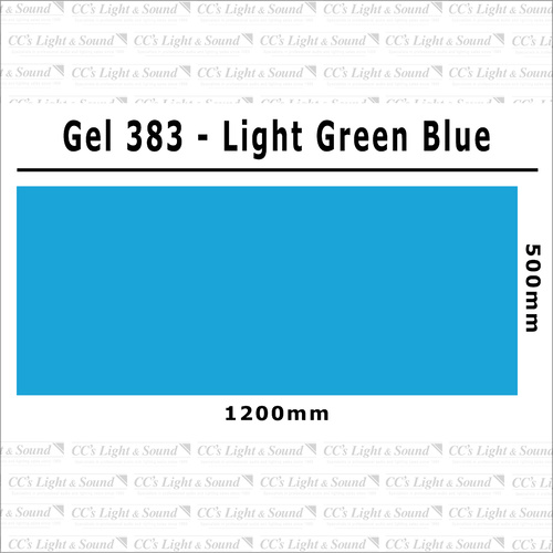 Clear Color 383 Filter Sheet - Light Green Blue