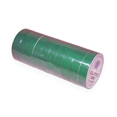 Stylus Green Insulation Tape 18mm x 20M Roll x10