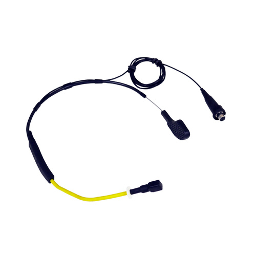 ICAN WP20 Yellow Sports Headset Microphone - TA4F Shure Connection