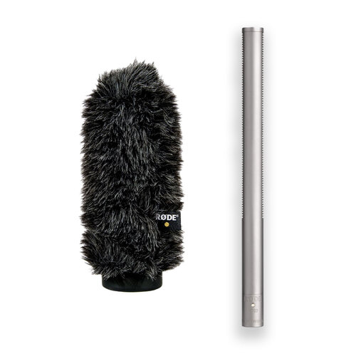 Rode NTG3 Silver Shotgun Microphone with WS7 Professional Windshield