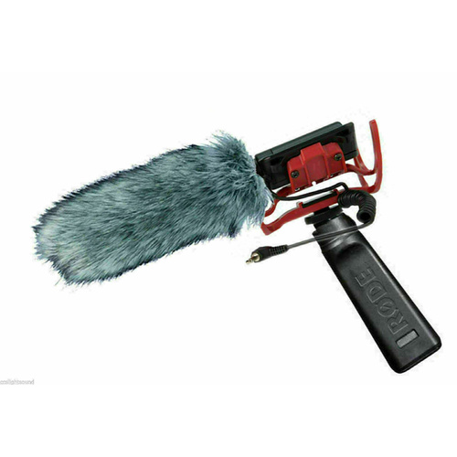 Rode VideoMic with DeadCat and Pistol Grip