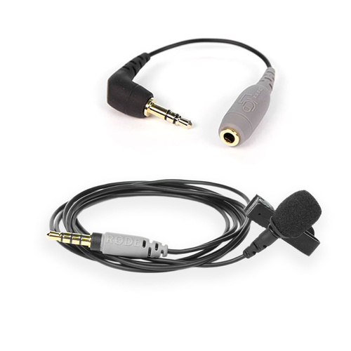 Rode SmartLav+ Lavalier Microphone and Rode SC3 Adaptor