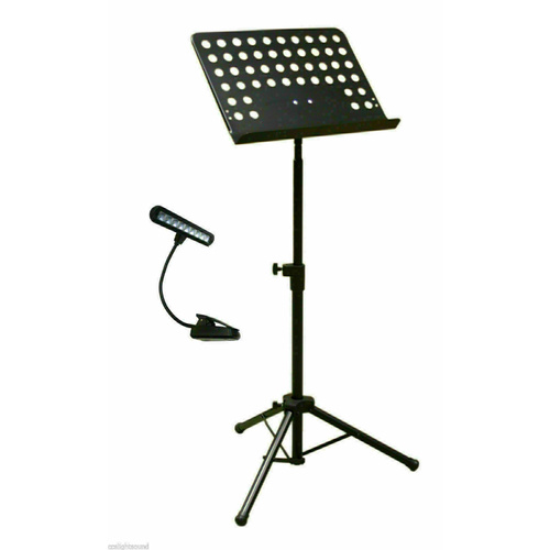 BravoPro AP3505B Music Orchestra Stand with LED Music Light 