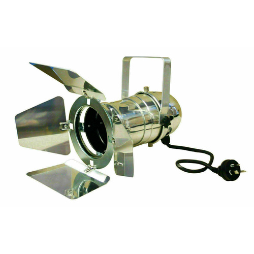 BravoPro Par-30 LED Par Can with Barndoor - Silver
