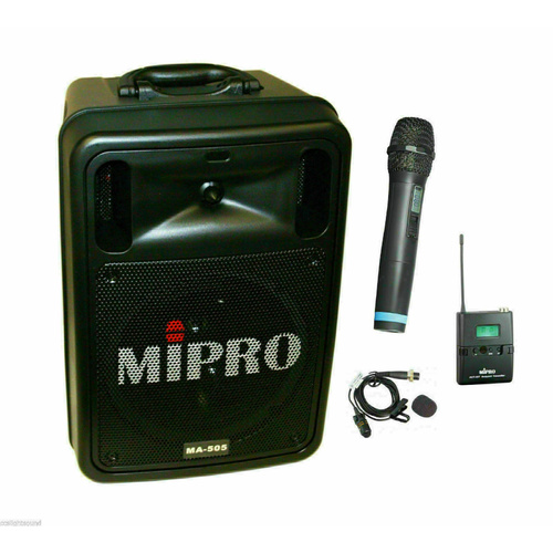 Mipro MA505 R2PA Battery Portable Wireless PA System with Bluetooth