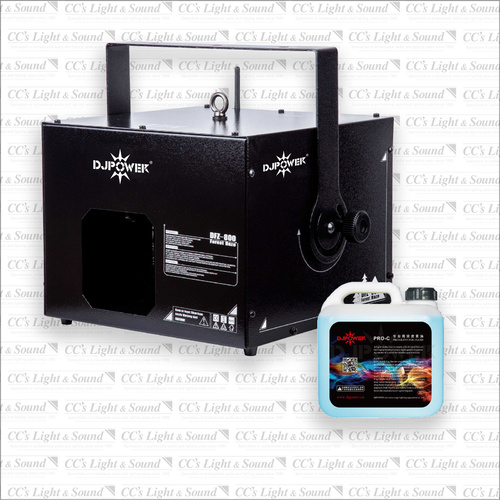 DJPower DFZ-800 Haze Machine with 3-litre Haze Fluid