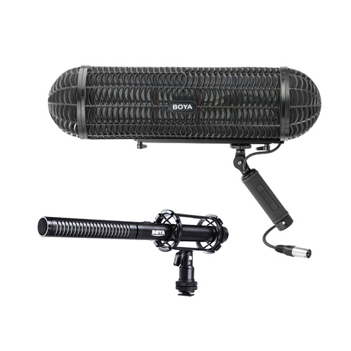 Boya PVM1000 Pro Shotgun Microphone with WS1000 Blimp