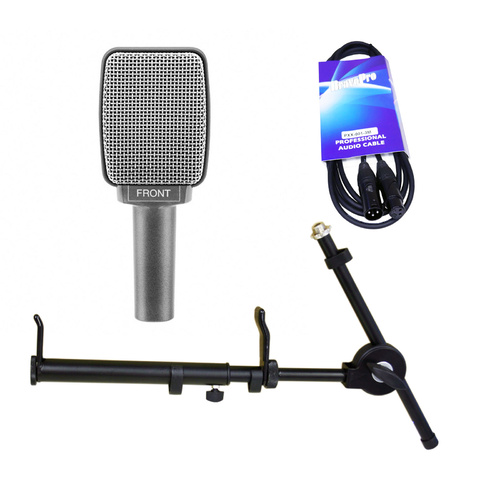 Sennheiser E609 Guitar Microphone with Standard Amplifier Mic. Clamp & 3M Cable