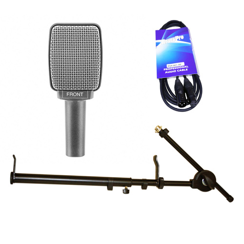 Sennheiser E609 Guitar Microphone with Large Amplifier Mic. Clamp & 3M Cable