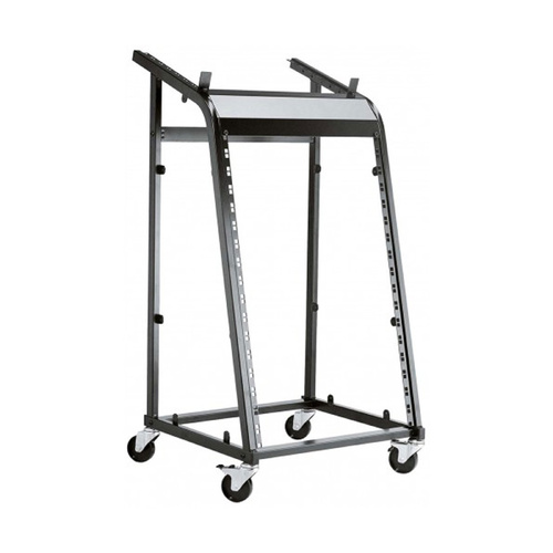 Konig & Meyer 28200 Rack Wagon on Wheels Black  16RU Vertical  7RU Horizontal