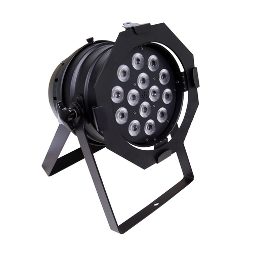 LED Par 64 Tri-Colour 3w Black
