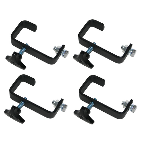Kupo 50mm Hook Clamp & BoltSet x4 - Black
