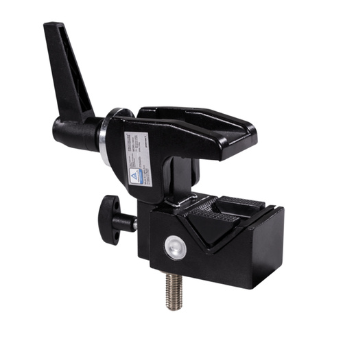 Super Clamp 15kg SWL Flat & Tube Grip with M10 Rotating Spigot