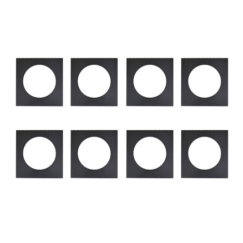 Set of 8 x Colour Frame 195 x 190mm 140mm Internal - Black
