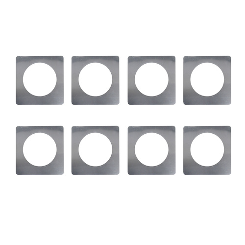 Set of 8 x Colour Frame 195 x 190mm 140mm Internal - Silver