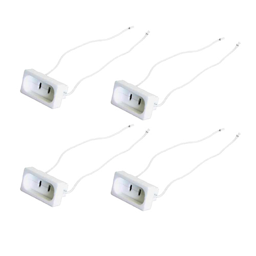 Par 64/56 Ceramic Lamp Base with Tails x4