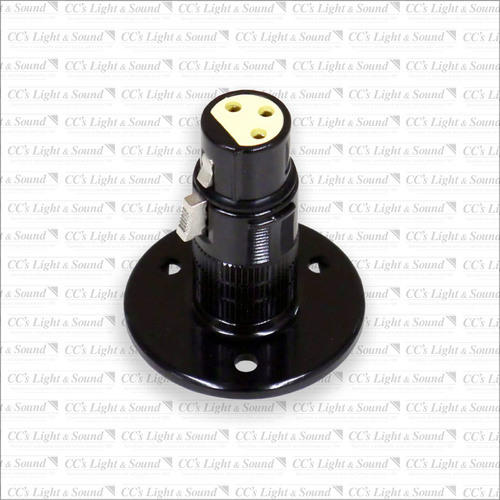 Black Mounting-Base for XLR Gooseneck