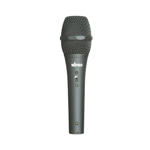 MIPRO MM-107 Supercardioid Dynamic Microphone with On/Off Switch & 5M XLR-XLR Cable