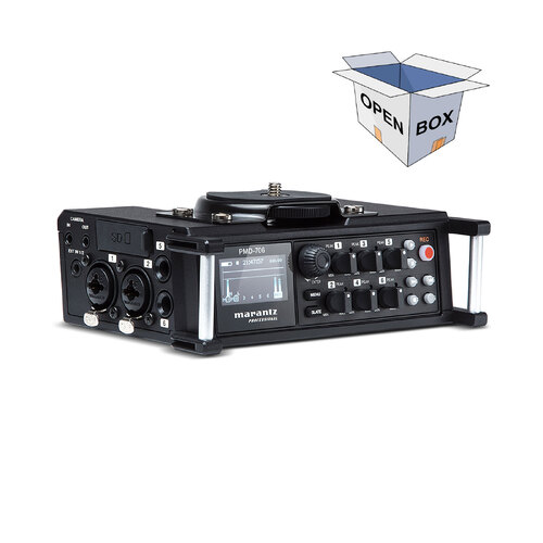 Marantz PMD706 6-channel Solid State Field Recorder (open box)