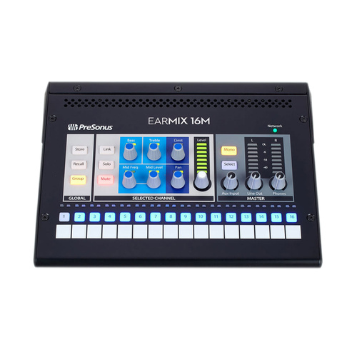 PreSonus EarMix16M 16x2 AVB Networked Personal Monitor Mixer