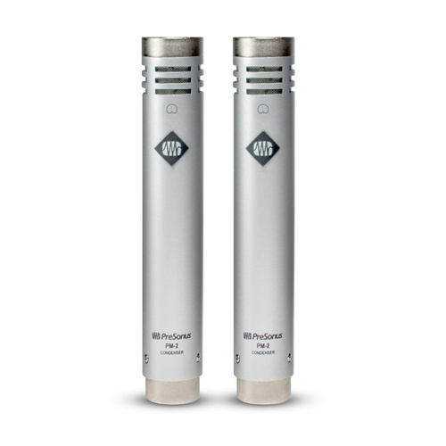 PreSonus PM2 Sonically Matched Stereo Pair of Small Diaphragm Condenser Microphones