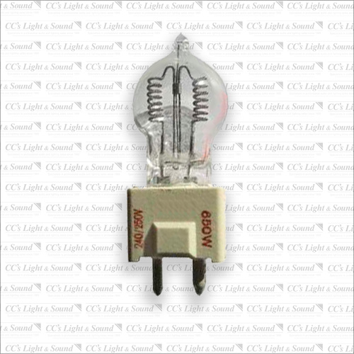 GE DYR 240v 650w GY9.5 Replacement Lamp